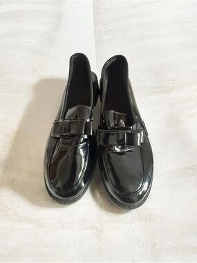 Women’s Black Patent Slip-On Loafers
